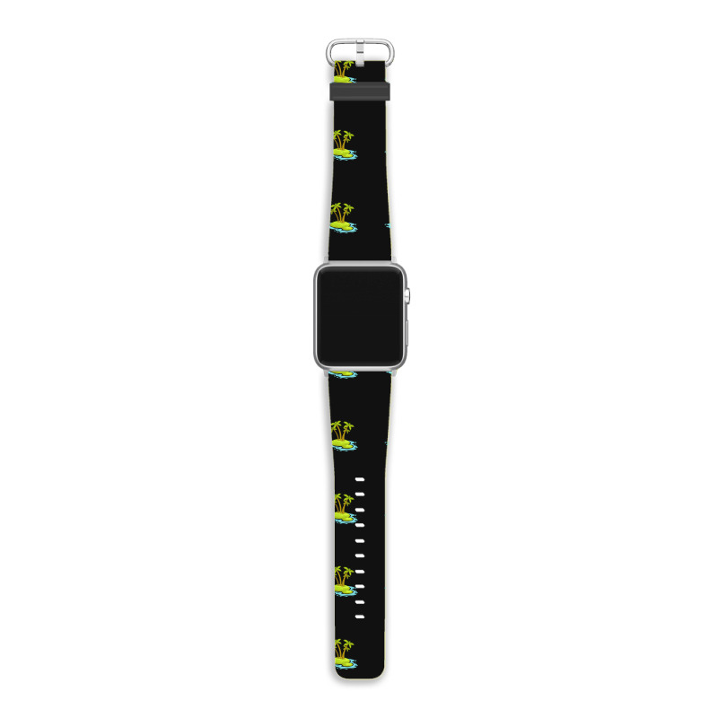 Mini Calm Island 1 Apple Watch Band by cm-arts | Artistshot