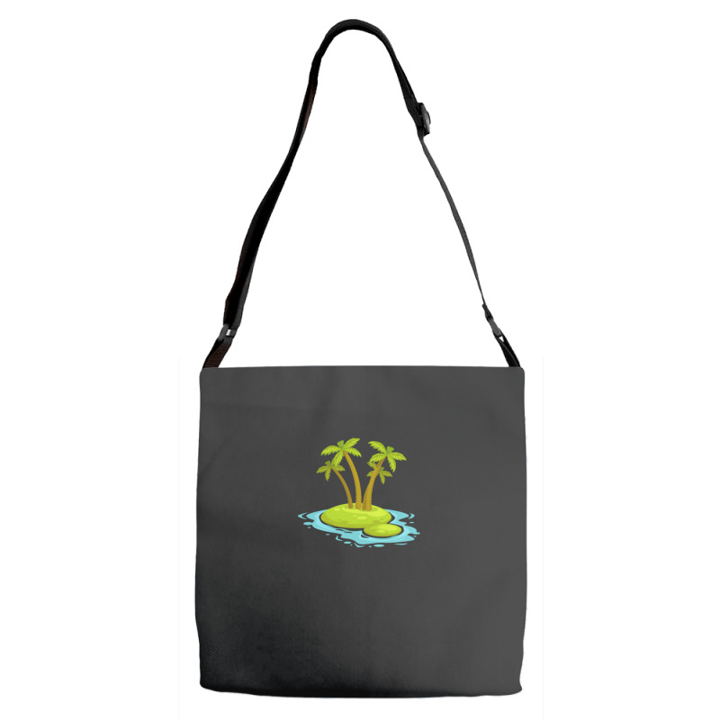 Mini Calm Island 1 Adjustable Strap Totes by cm-arts | Artistshot