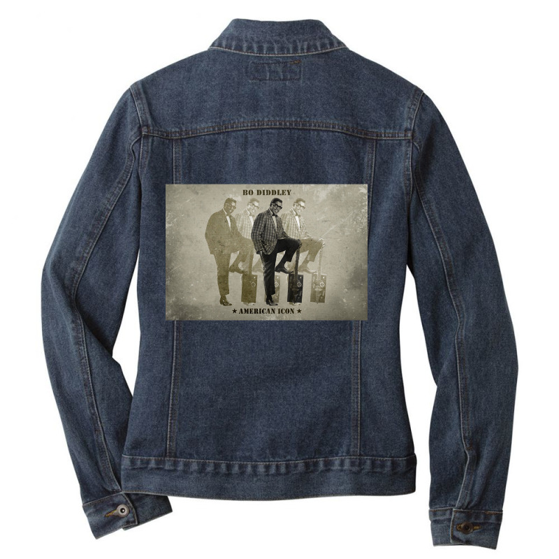 Bo Diddley Ladies Denim Jacket | Artistshot