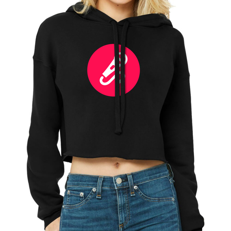 Microphone For Musically Inclined Kids Cropped Hoodie by MichaelShaffner | Artistshot