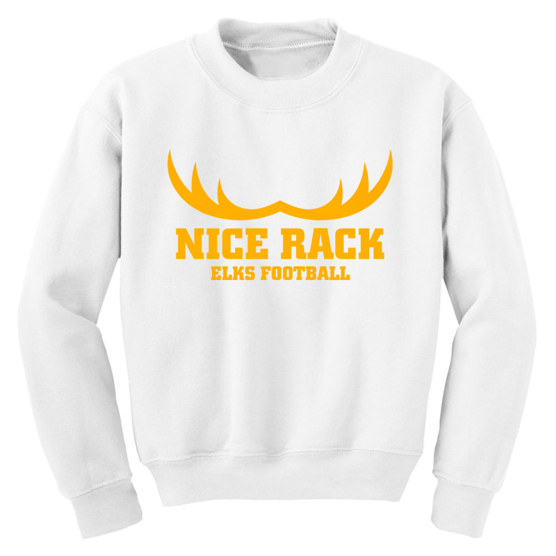 Nice Rack Football Merch Youth Sweatshirt by kynekel | Artistshot