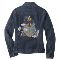 World Domination For Cats Ladies Denim Jacket | Artistshot