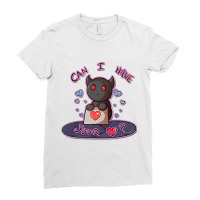 Puis-je Avoir Ton Amour La Liaison D_isaac  Essentiel Ladies Fitted T-shirt | Artistshot