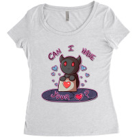 Puis-je Avoir Ton Amour La Liaison D_isaac  Essentiel Women's Triblend Scoop T-shirt | Artistshot