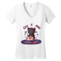 Puis-je Avoir Ton Amour La Liaison D_isaac  Essentiel Women's V-neck T-shirt | Artistshot