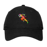 Sprinter Track And Field Runner Running Marathon Gift Idea Premium Adjustable Cap | Artistshot