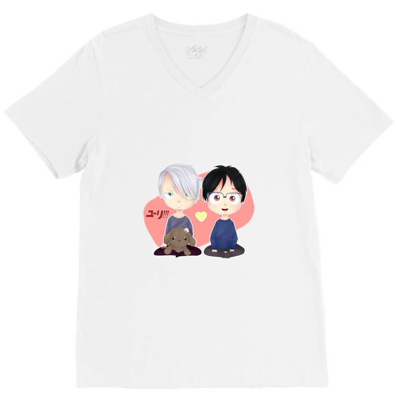 Anime V-Neck Tee by dosogedhe | Artistshot