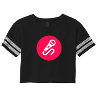 Microphone For Musically Inclined Kids Scorecard Crop Tee | Artistshot