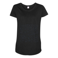 Expressions   Black And White Maternity Scoop Neck T-shirt | Artistshot