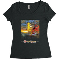 Dragonlance Legend Of Huma Artwork Women's Triblend Scoop T-shirt | Artistshot