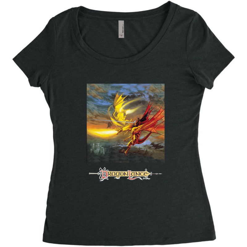 Dragonlance Legend Of Huma Artwork Women's Triblend Scoop T-shirt by AubreyBarfield | Artistshot