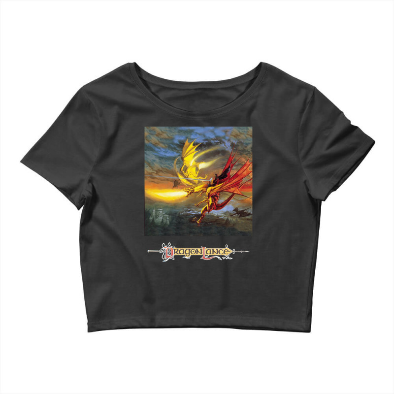 Dragonlance Legend Of Huma Artwork Crop Top by AubreyBarfield | Artistshot