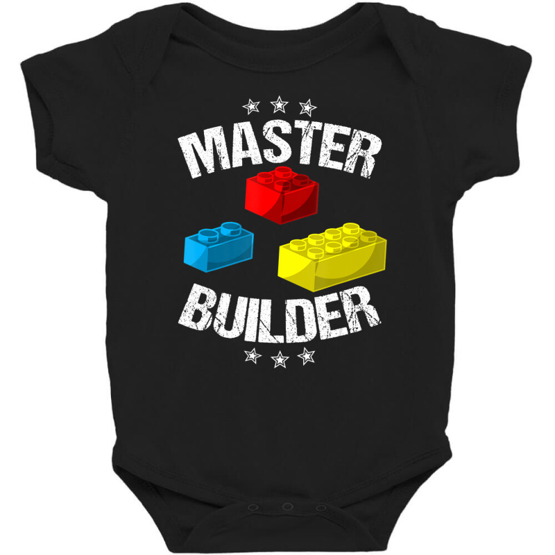 Cool Master Builder Building Blocks Men Women Baby Bodysuit | Artistshot