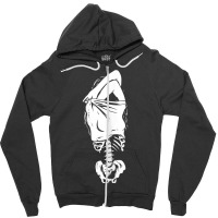 Womens Woman Skeleton Undressing Funny Halloween Costume Skull Bone T Zipper Hoodie | Artistshot