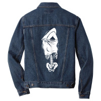 Womens Woman Skeleton Undressing Funny Halloween Costume Skull Bone T Men Denim Jacket | Artistshot