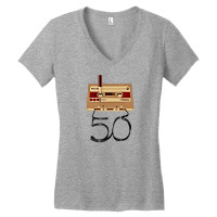 Music Tape Retro Women's V-neck T-shirt | Artistshot