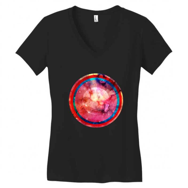 Eye Of The Planet Women's V-neck T-shirt | Artistshot