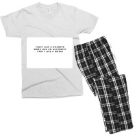 Fight Work Party Men's T-shirt Pajama Set | Artistshot