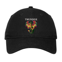 Imagine You Are A Thunder Dragon Breathing Fire With Wings Adjustable Cap | Artistshot