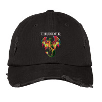 Imagine You Are A Thunder Dragon Breathing Fire With Wings Vintage Cap | Artistshot