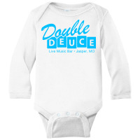 Retro 80s Double Deuce Roadhouse Pullover Hoodie Long Sleeve Baby Bodysuit | Artistshot