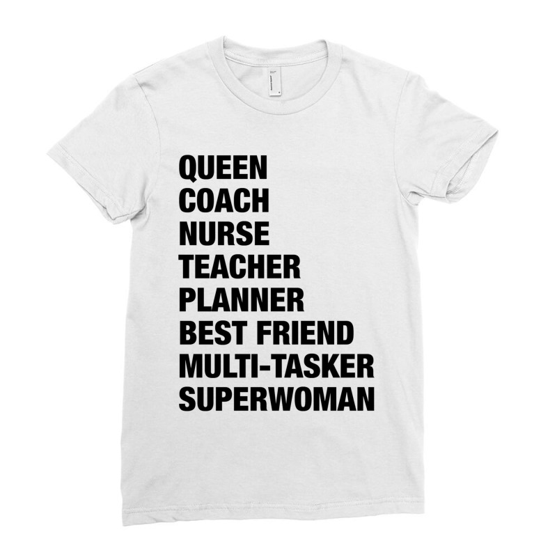 Supermom Ladies Fitted T-Shirt by RILEYALLEN | Artistshot