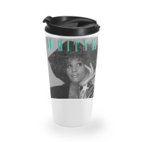 Womens Whitney Houston Shooting Star V Neck T Shirt Travel Mug | Artistshot