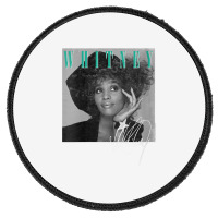 Womens Whitney Houston Shooting Star V Neck T Shirt Round Patch | Artistshot