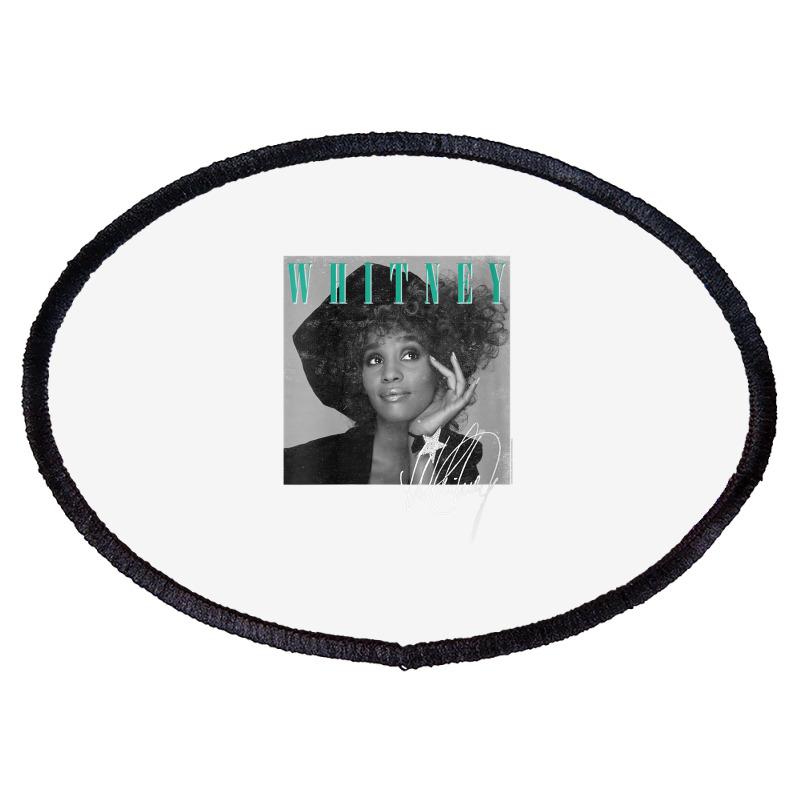 Womens Whitney Houston Shooting Star V Neck T Shirt Oval Patch | Artistshot