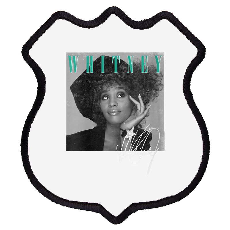 Womens Whitney Houston Shooting Star V Neck T Shirt Shield Patch | Artistshot