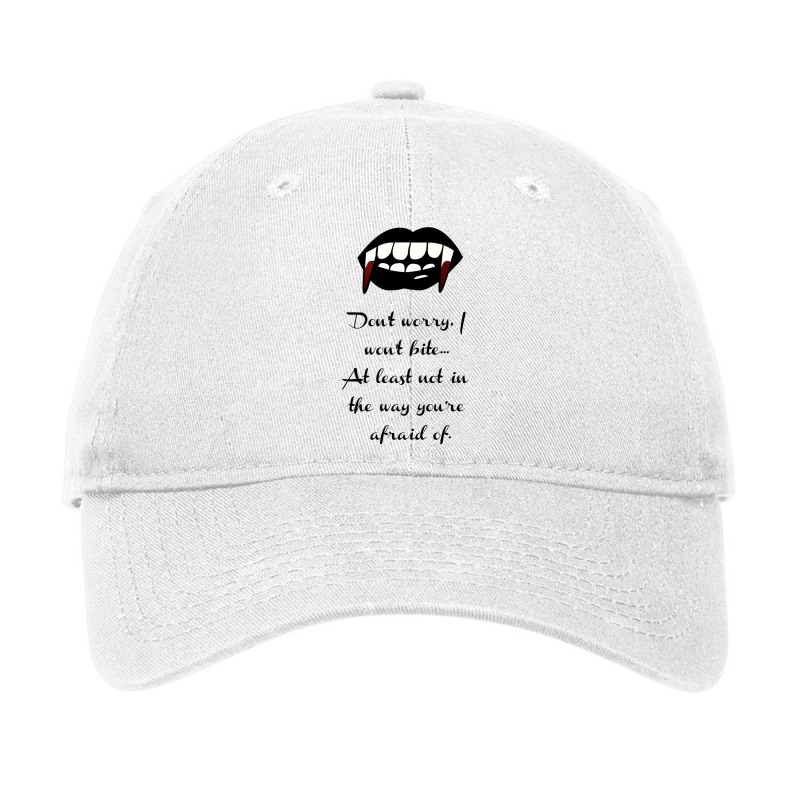 I Won_t Bite Adjustable Cap by cm-arts | Artistshot