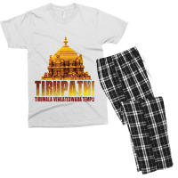 Tirupathi Tirumala Temple Men's T-shirt Pajama Set | Artistshot