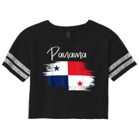 Panama Flag Tshirt, Panamanian Tshirt, Panama Flag For Women T Shirt Scorecard Crop Tee | Artistshot