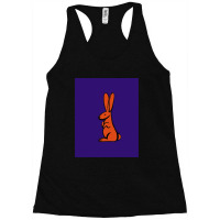 Rabbit With Long Ears Racerback Tank | Artistshot