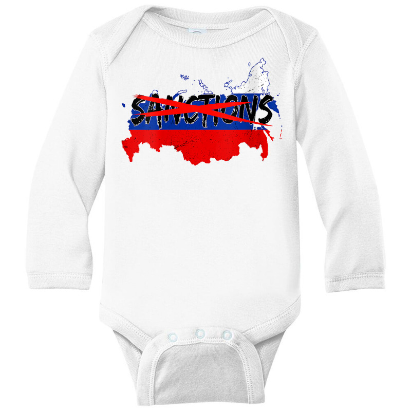 Womens Let's Remove Sanctions On Russia Peace Love And Nord Streams V Long Sleeve Baby Bodysuit by lukaegawaefu | Artistshot