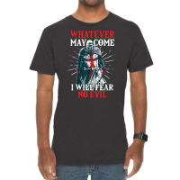 Templar Knight Costume, I Will Fear No Evil, Holy Crusader T Shirt Vintage T-shirt | Artistshot