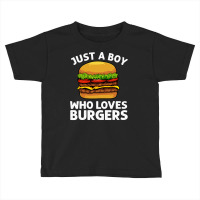 Cool Burger Art For Boys Men Hamburger Cheeseburger Lover T Shirt Toddler T-shirt | Artistshot