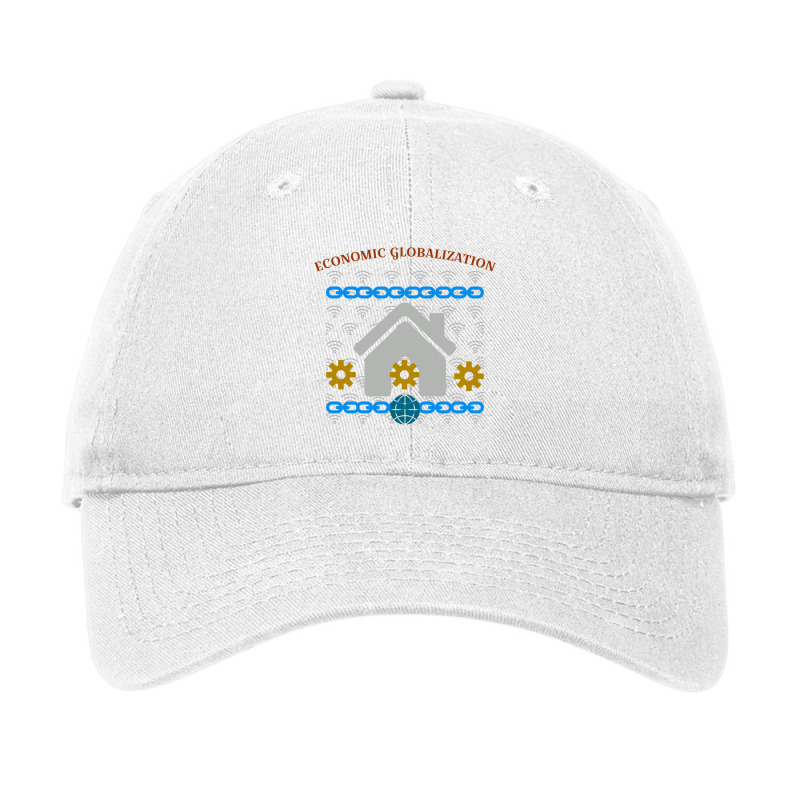 Economic Globalization  And S Design Adjustable Cap | Artistshot