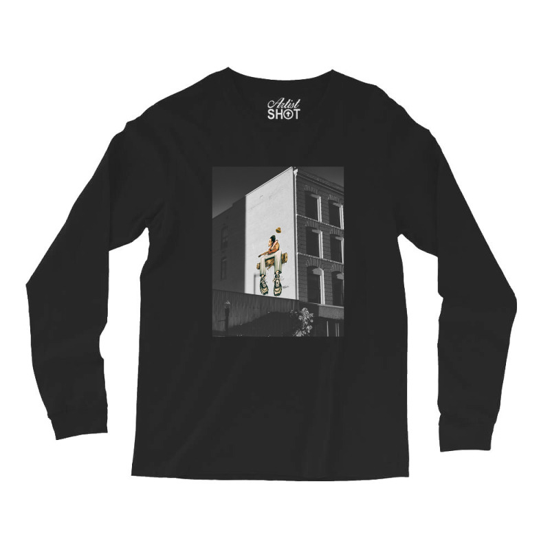 Rooftop Singer Long Sleeve Shirts by cm-arts | Artistshot