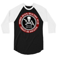 Zombie Quick Reaction Team Classic 3/4 Sleeve Shirt | Artistshot