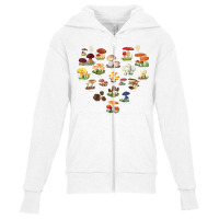 Mushroom Mycology Fungi Foraging Mushrooms Whisperer Fungus T Shirt Youth Zipper Hoodie | Artistshot