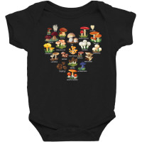 Mushroom Mycology Fungi Foraging Mushrooms Whisperer Fungus T Shirt Baby Bodysuit | Artistshot