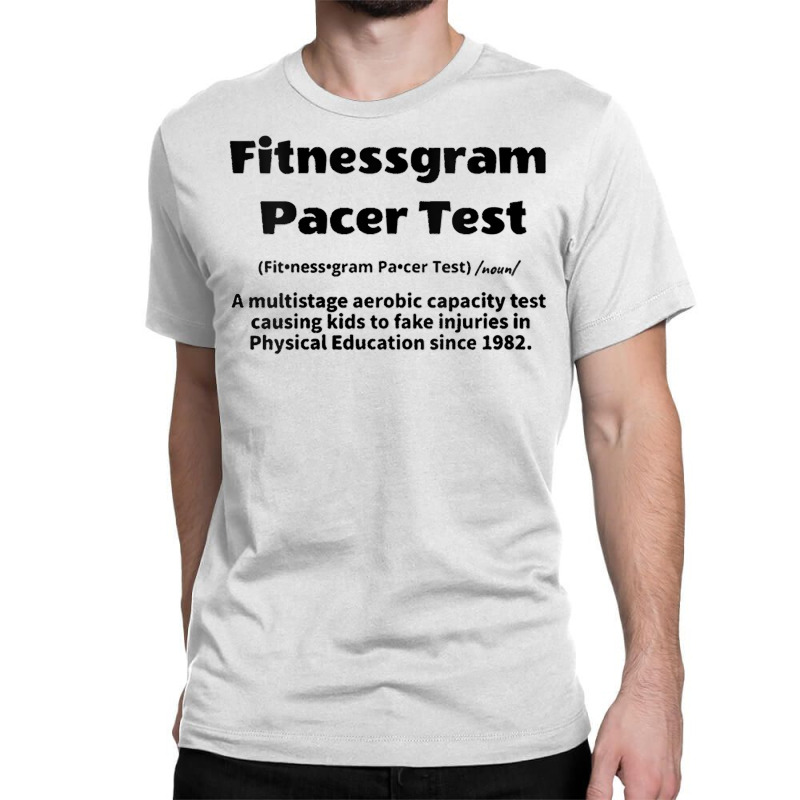 Womens Fitnessgram Pacer Test Fitness Testing V Neck T Shirt Classic T-shirt | Artistshot