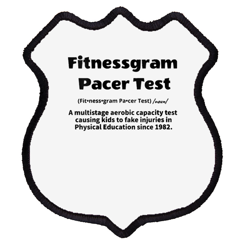 Womens Fitnessgram Pacer Test Fitness Testing V Neck T Shirt Shield Patch | Artistshot