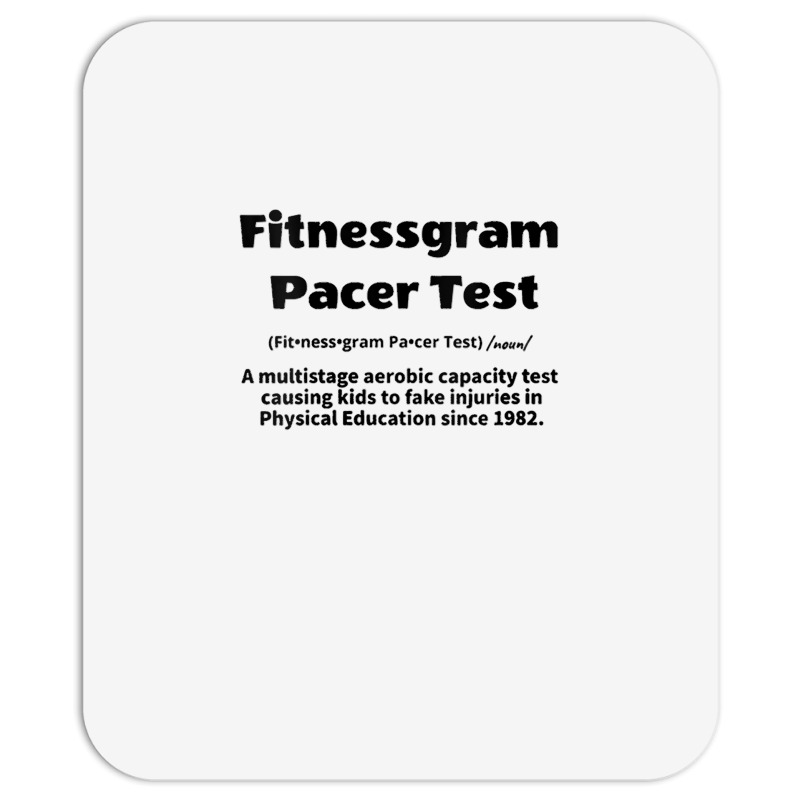 Womens Fitnessgram Pacer Test Fitness Testing V Neck T Shirt Mousepad | Artistshot