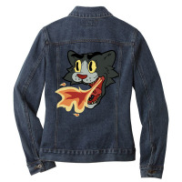 Funny Cinema Ladies Denim Jacket | Artistshot