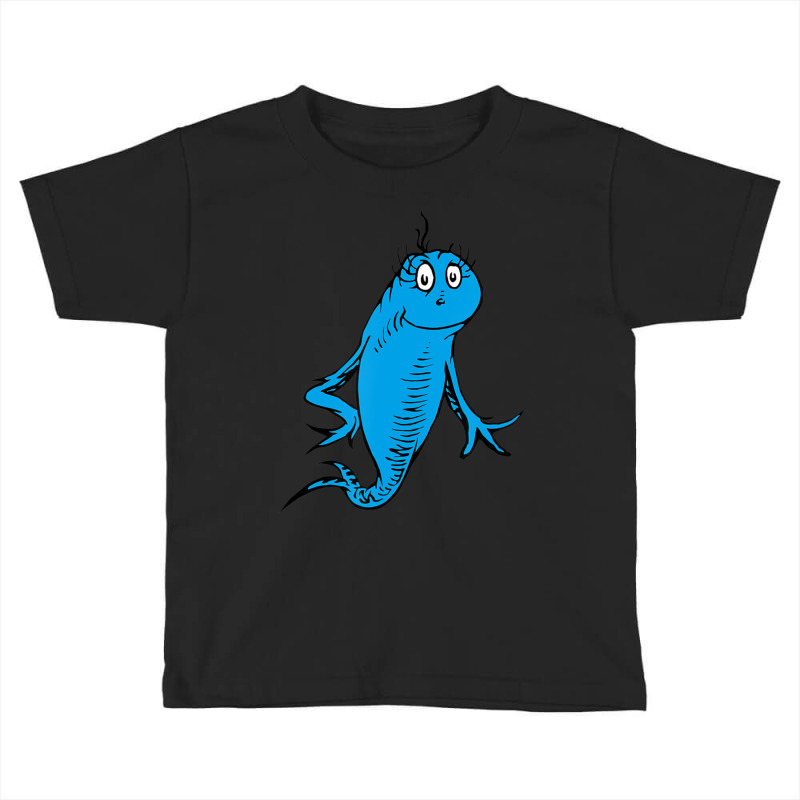 Dr. Seuss Blue Fish Toddler T-shirt by cm-arts | Artistshot