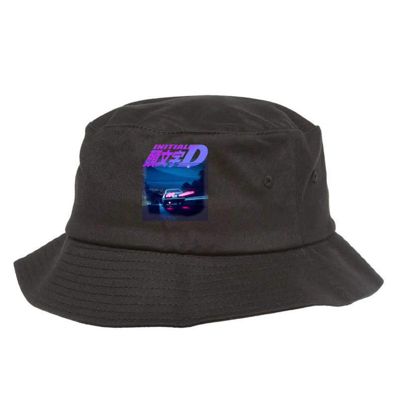 Initial D Neon Ae86 Bucket Hat by cm-arts | Artistshot