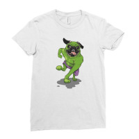 The Incredible Pug Ladies Fitted T-shirt | Artistshot