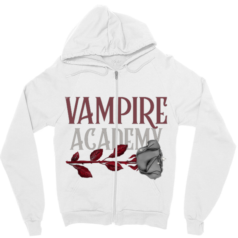 Vampire Academy Bloody Rose Zipper Hoodie by cm-arts | Artistshot